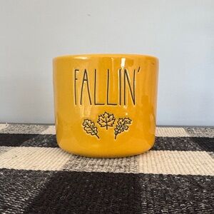 Rae Dunn Gold "Fallin" Bowl